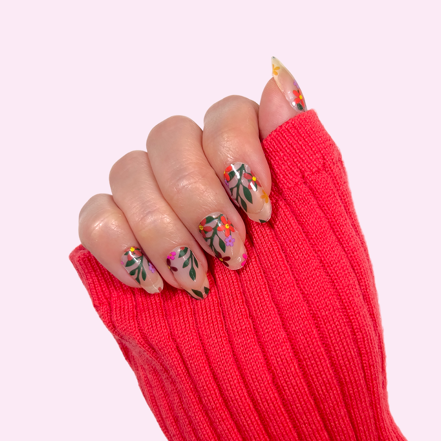 Berry Blossom Nail Wraps