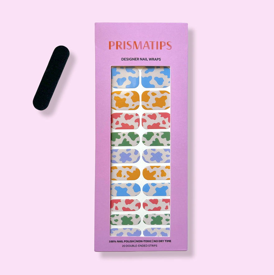 Color Splatter Nail Wraps