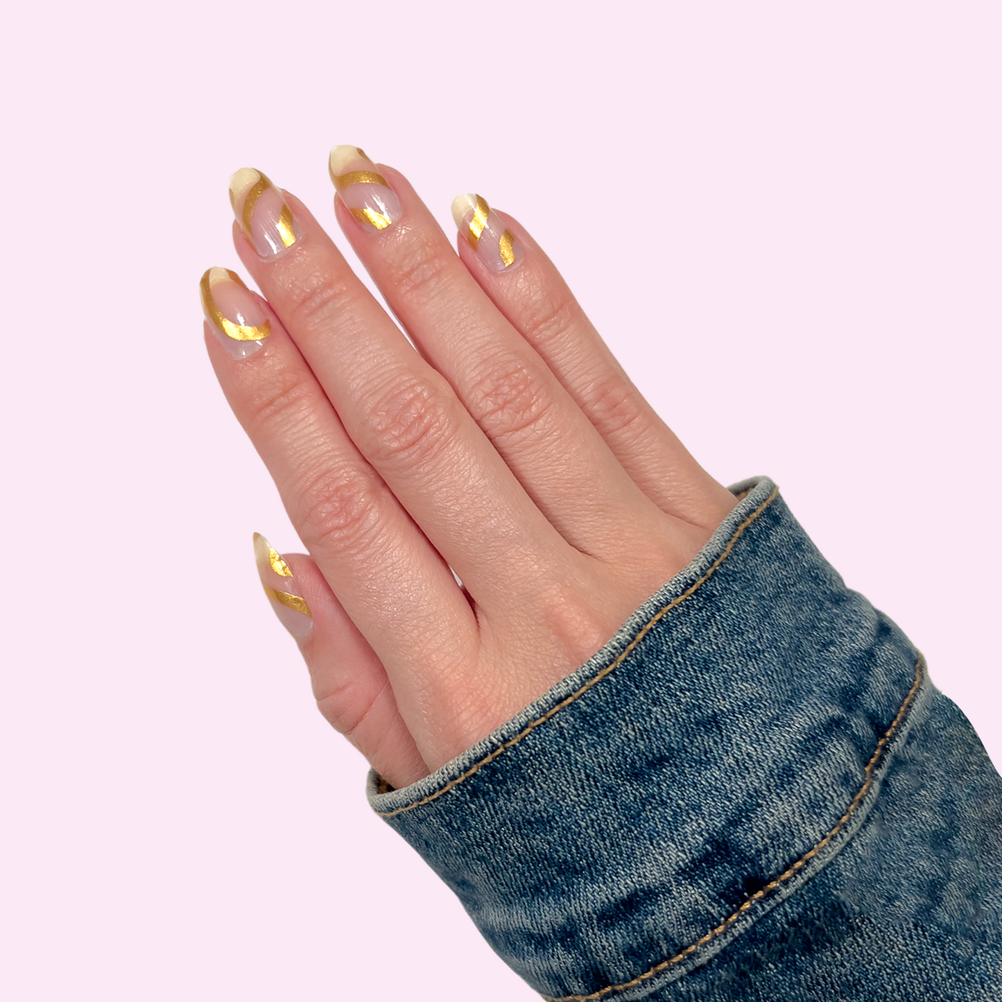 Dripping Gold Nail Wraps