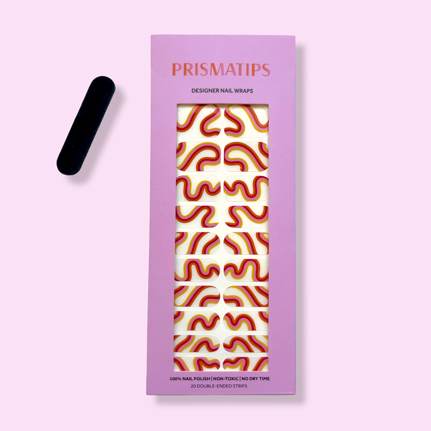 Mai Tai Swirl Nail Wraps