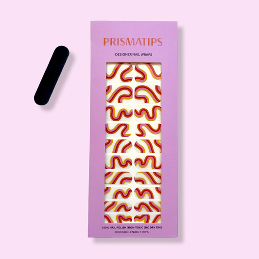 Mai Tai Swirl Nail Wraps