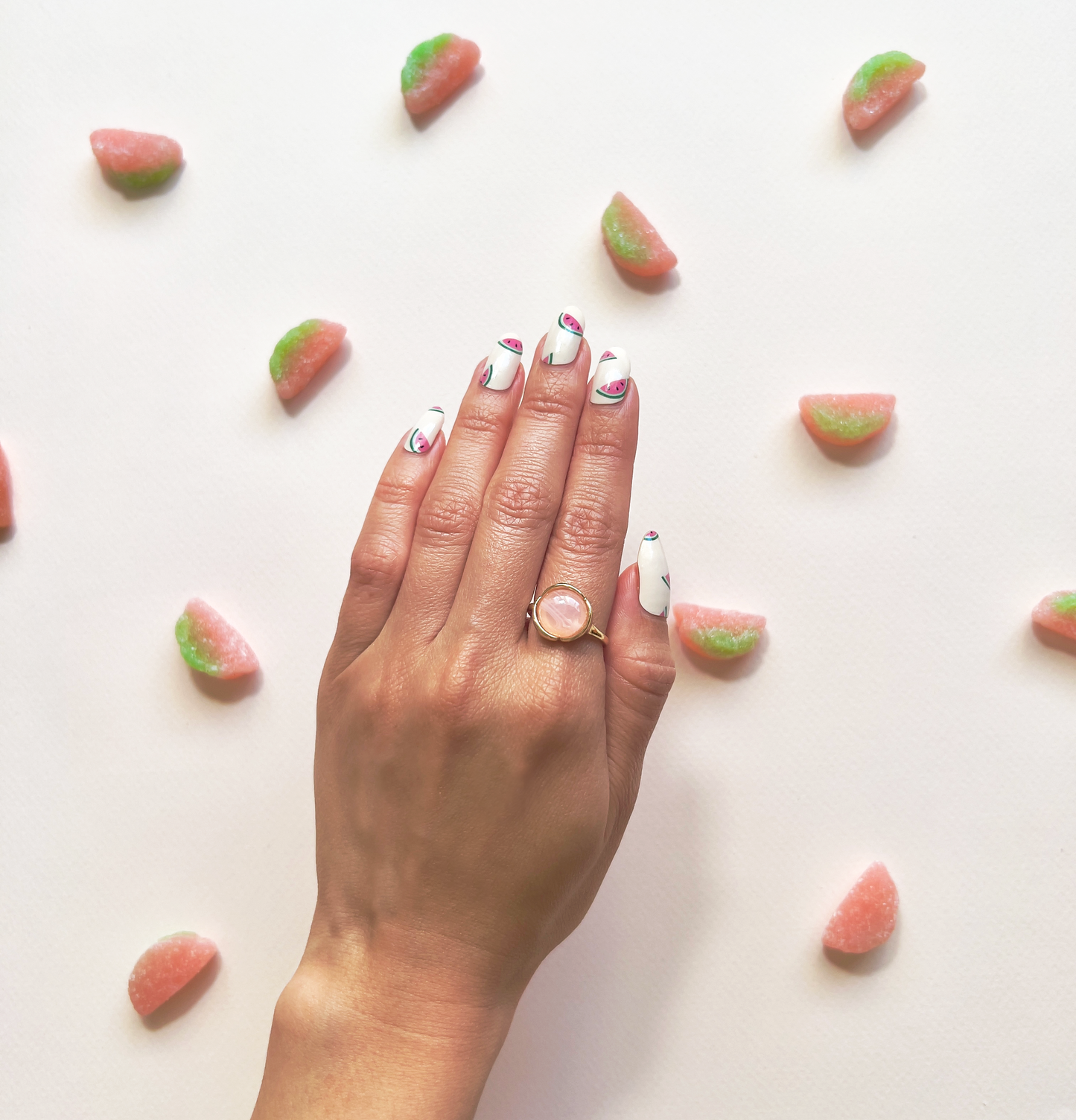 Watermelon Splash Nail Wraps